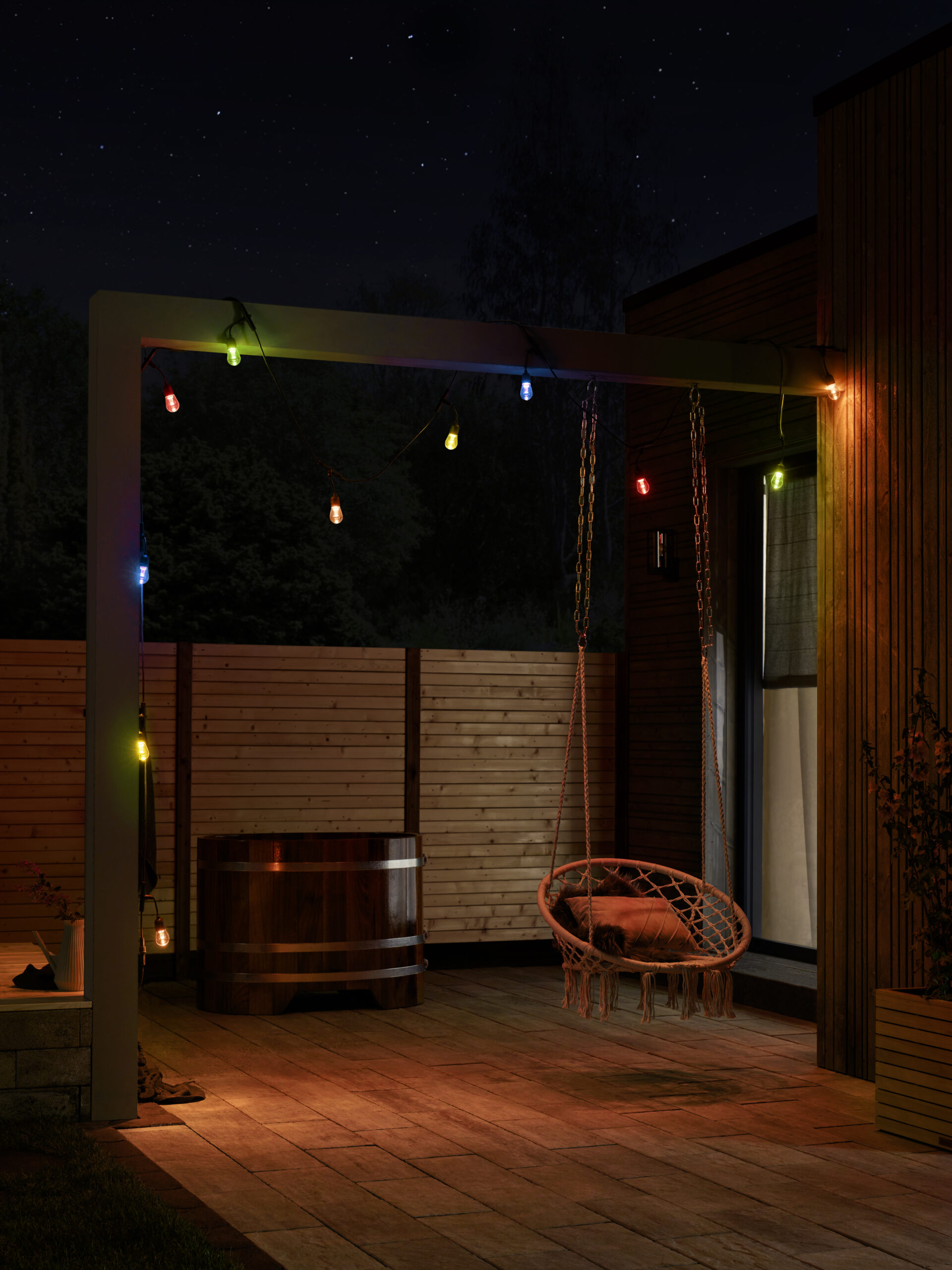 Osram SMART+ Outdoor String Light IP44 RGBW | 4.50 W | Warm White, RGB | Wi-Fi - Image 10