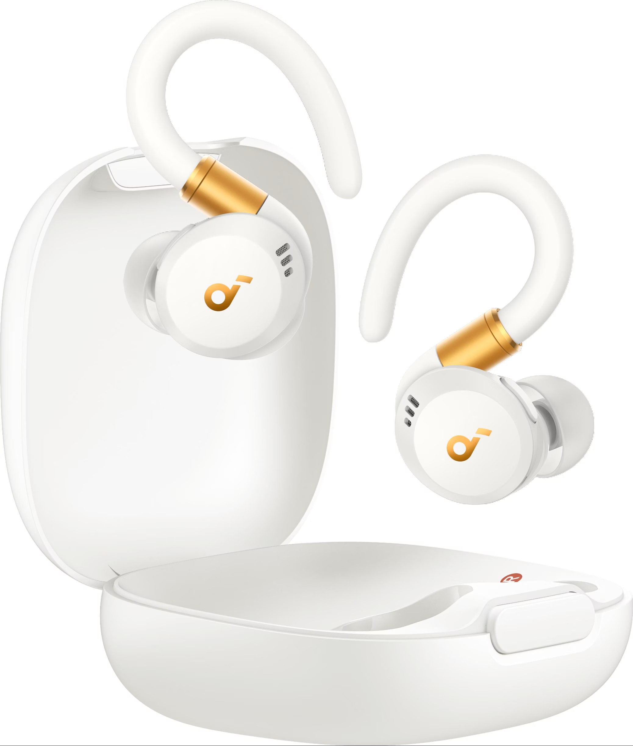 Anker Soundcore | Earbuds with Hook | Sport X20 | ANC | White/Gold | Noise reduction
