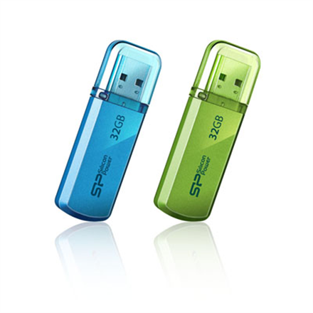 Helios 101 | Silicon Power | 32 GB | USB 2.0 | Green - Image 2