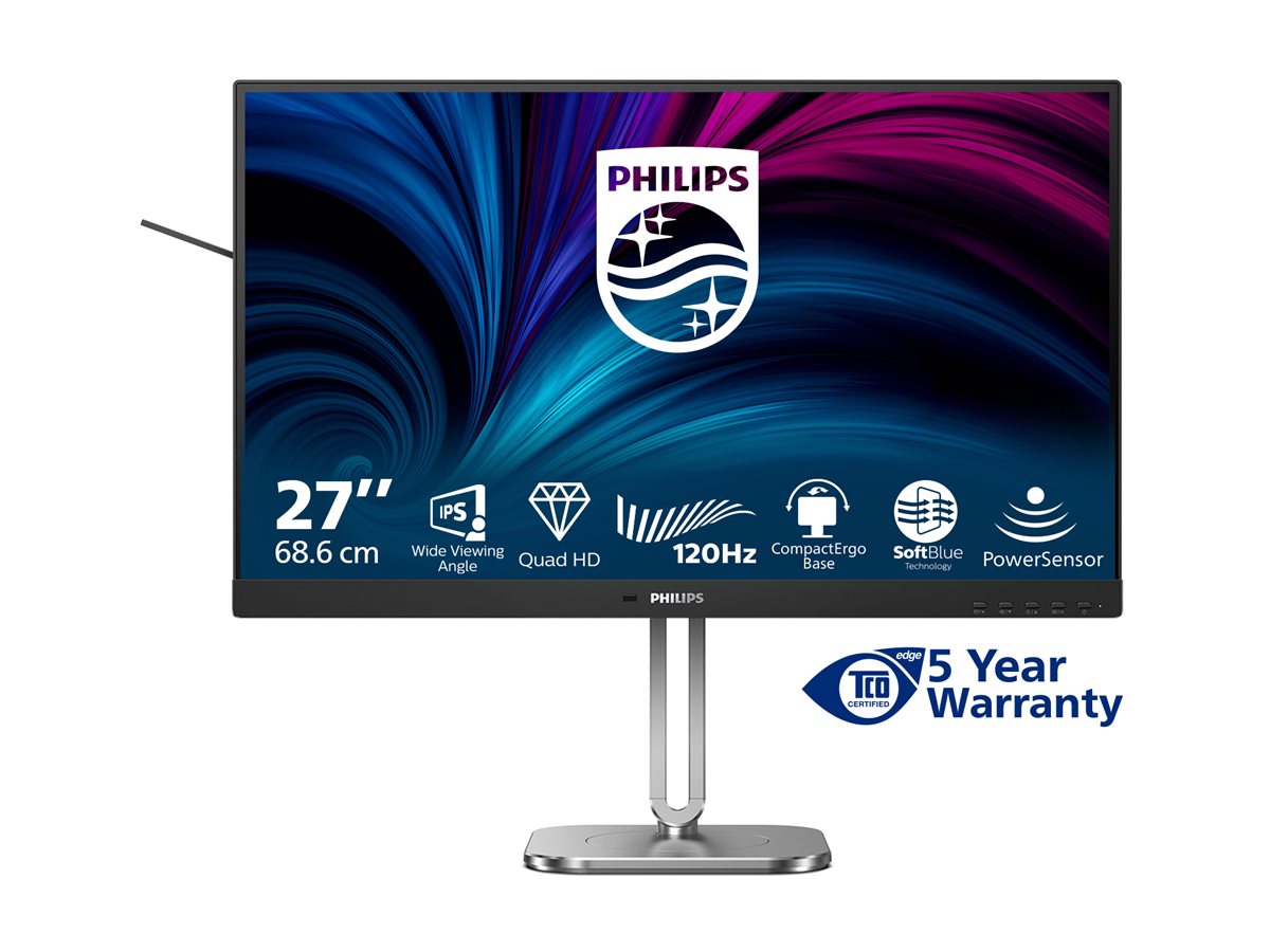 PHILIPS Business Monitor 27B2N4500/00 IPS 27" IPS 2560x1440/16:9/4ms/350cd/m2/HDMI DisplayPort USB Audio Out | Philips - Image 2