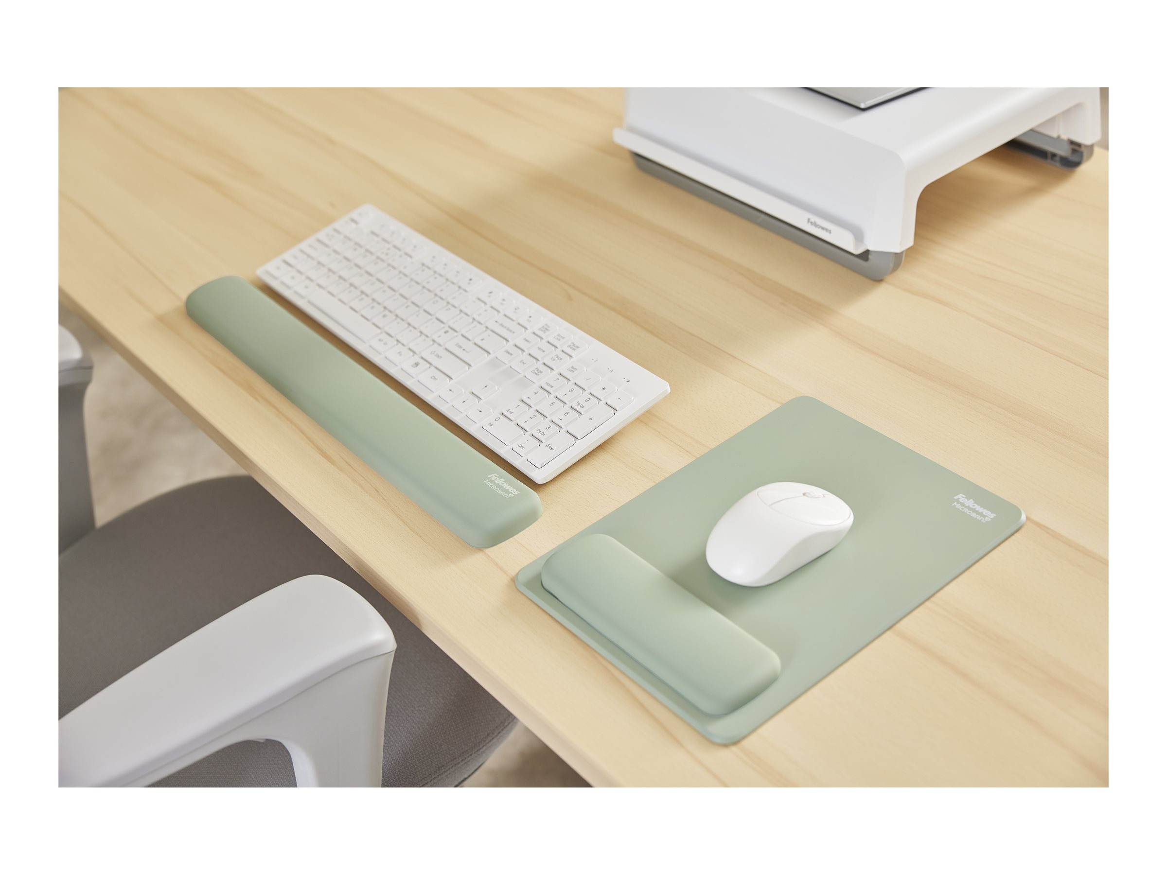 Fellowes | Breyta Keyboard Wrist Rest | Sage - Image 7