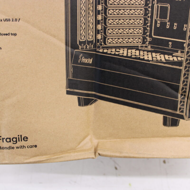 SALE OUT. Fractal Define 7 Black Solid | Fractal Design | Define 7 Solid | E-ATX | ATX | Black | DAMAGED PACKAGING - Image 4