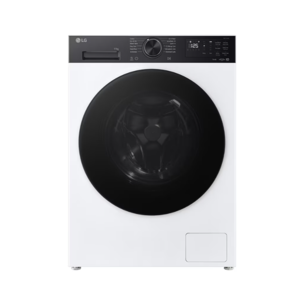 LG Washing machine | F4X5511TKB | Energy efficiency class A | Front loading | Washing capacity 11 kg | 1400 RPM | Depth 57 cm | Width 60 cm | Display | LED | Steam function | Direct drive | Wi-Fi | White