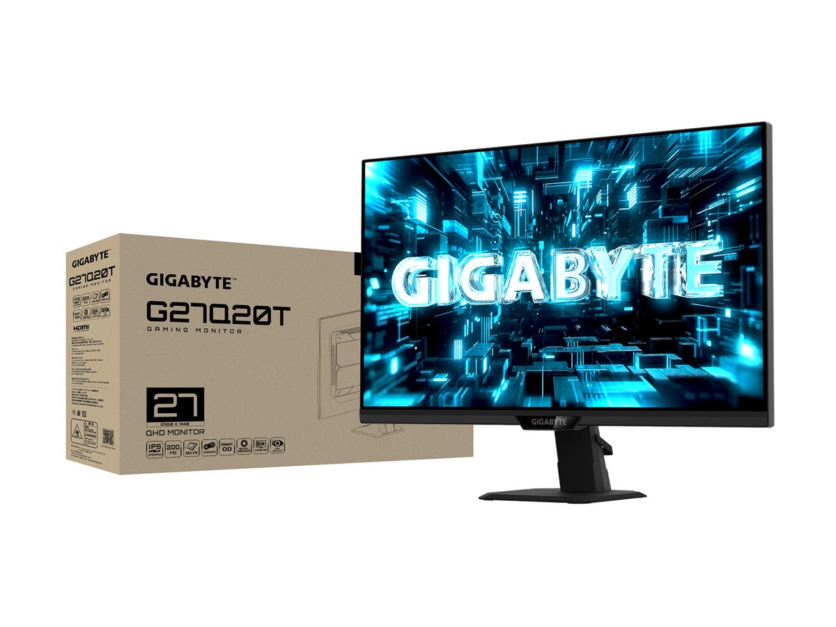 Gigabyte | G27Q20T EK | 27 " | SuperSpeed IPS | QHD | 200 Hz | 0.5 ms | 2560 x 1440 pixels | 300 cd/m² | HDMI ports quantity 2 - Image 9