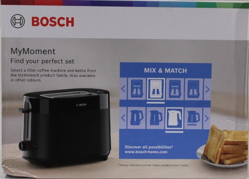 SALE OUT. Bosch Compact Toaster | TAT2M123 MyMoment | Power 950 W | Number of slots 2 | Housing material Plastic | Black | DAMAGED PACKAGING