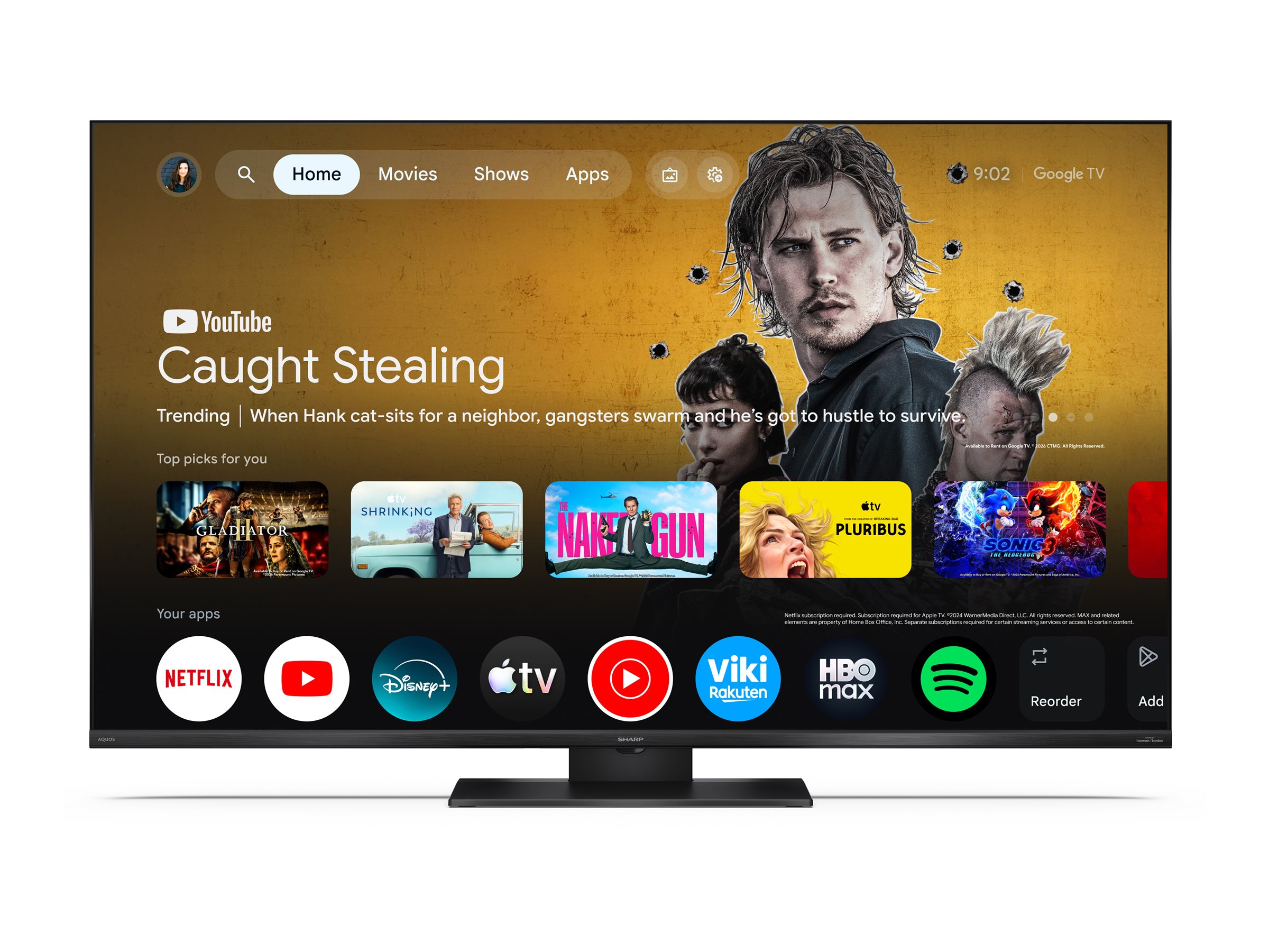 Sharp 55JP7265E 55" (139cm) 4K Ultra HD QLED MiniLED Google TV | Sharp
