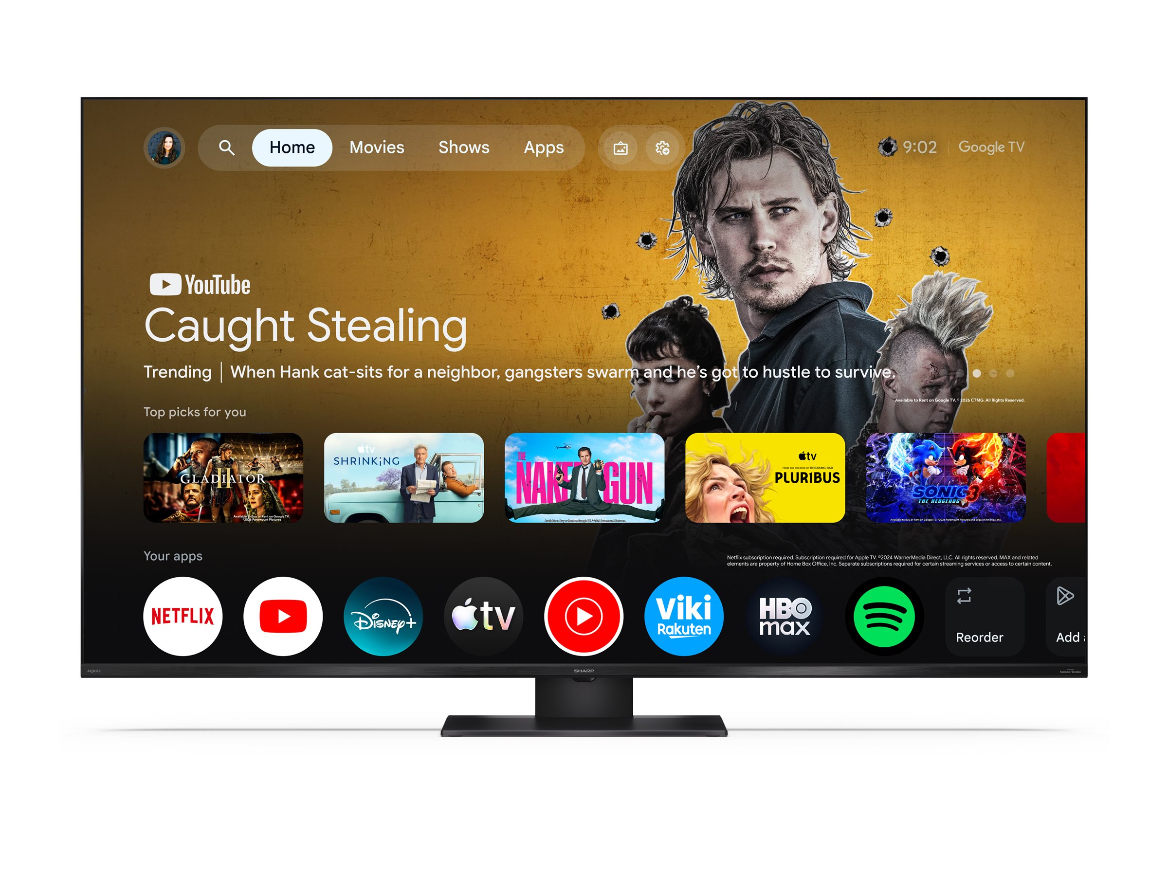 Sharp 65JT8265E 65" (164cm) 4K Ultra HD QLED MiniLED Google TV | Sharp - Image 2