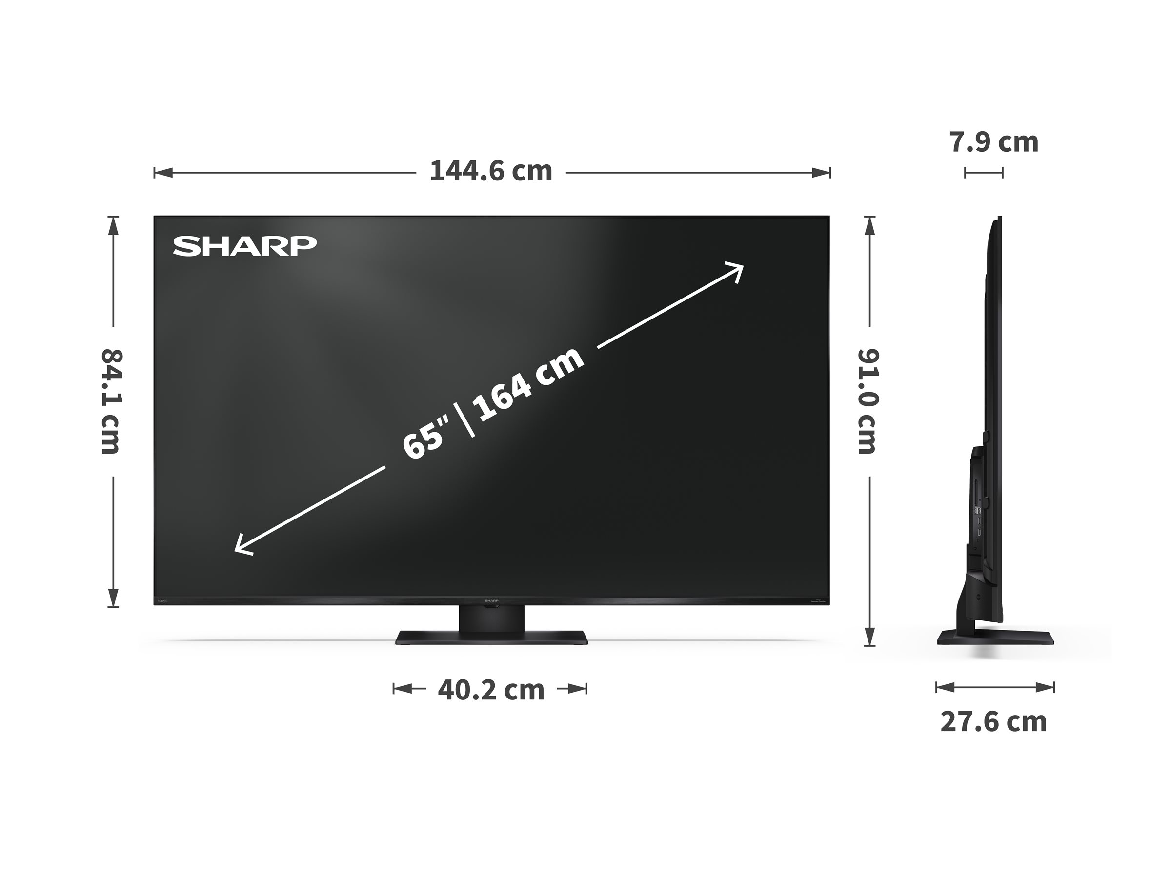 Sharp 65JT8265E 65" (164cm) 4K Ultra HD QLED MiniLED Google TV | Sharp - Image 5