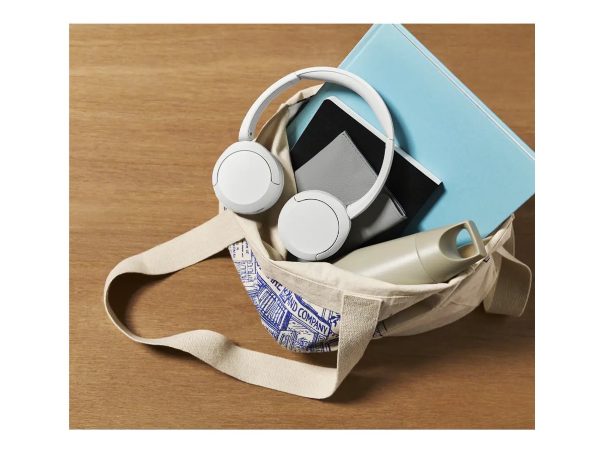 Sony Headphones | WH-CH530 | Bluetooth | On-Ear | Microphone | White | Noise reduction - Image 9