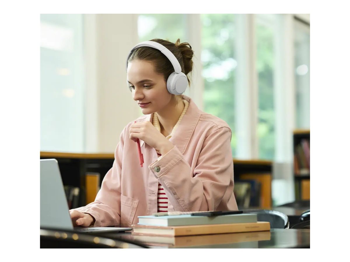 Sony Headphones | WH-CH530 | Bluetooth | On-Ear | Microphone | White | Noise reduction - Image 10