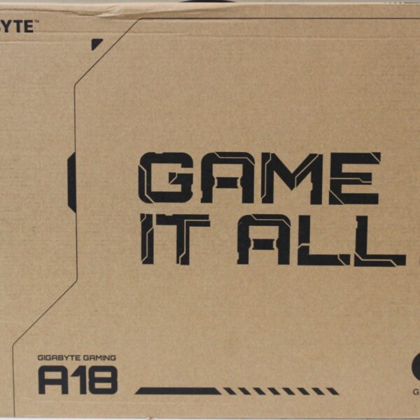 SALE OUT. Gigabyte GAMING A18 3VHK3EEC94SH 18" WQXGA AMD Ryzen 7 260/16GB/1TB/RTX 5060/Win11 Home/ENG kbd/2Y Warranty | Gigabyte A18 Gaming 3VH | Black Steel | 18 " | IPS | WQXGA | 2560 x 1600 pixels | 165 Hz | Anti-glare | AMD Ryzen 7 | 260 | 16 GB | So-DIMM DDR5 | Solid-state drive capacity 1000 GB | NVIDIA GeForce RTX 5060 | GDDR7 | 8 GB | Windows 11 Home | Bluetooth version 5.3 | Keyboard language US international | Keyboard backlit | Warranty 24 month(s) | Battery warranty 12 month(s) | DAMAGED PACKAGING, DEMO
