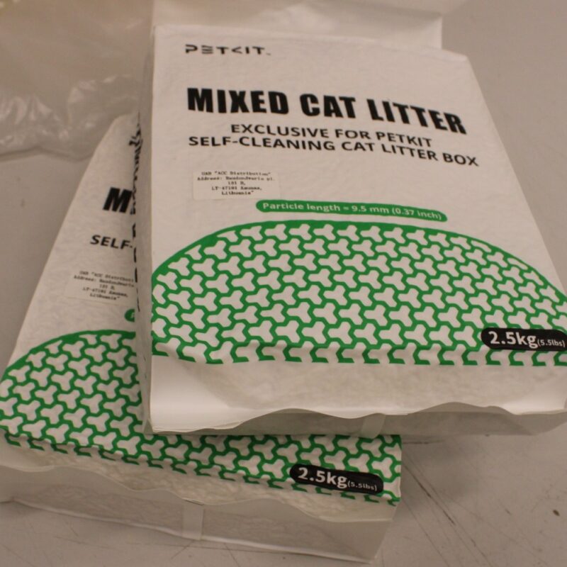 SALE OUT. | PETKIT Mixed Cat Litter, 3 bags | DAMAGED PACKAGING, MISSING 1 BAG - Image 2
