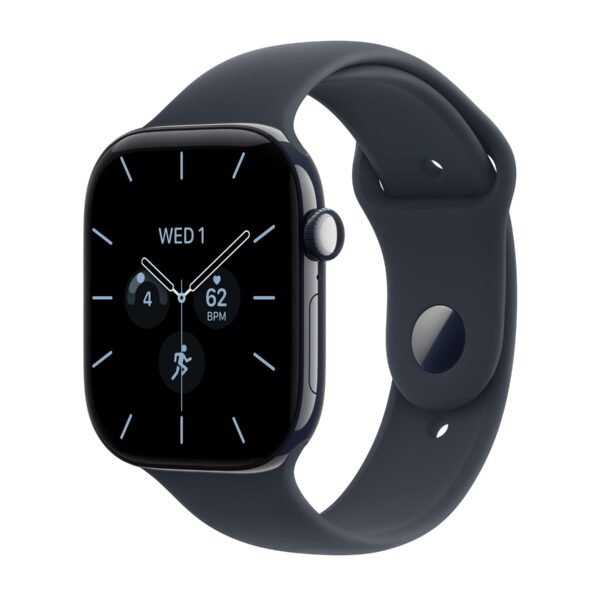 Apple Watch Series 12 GPS + Cellular 46mm Night Blue Ceramic Case with Navy Blue Sport Band - S/M | Apple