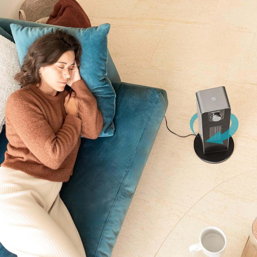 Cecotec ReadyWarm 2000 Max Ceramic Rotate | Ceramic Heater | 2000 W | Number of power levels 3 | Suitable for rooms up to 20 m² | Black - Image 3