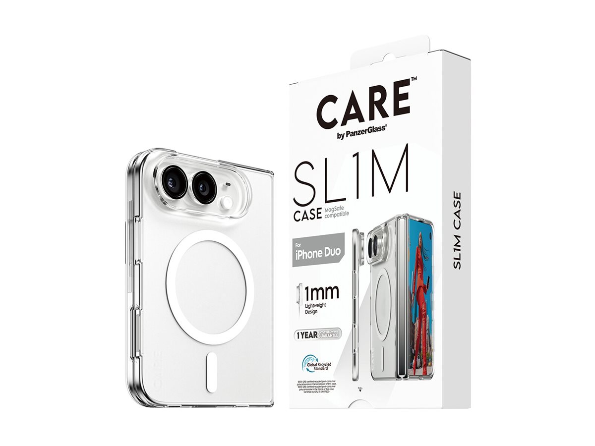 PanzerGlass Care | Back cover | iPhone Duo | Apple | Recycled plastic | Transparent - Image 7