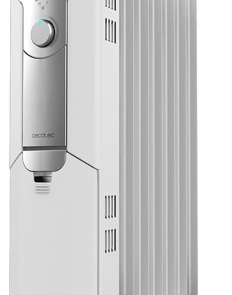 Cecotec ReadyWarm 7000 Space | Oil Radiator | 1500 W | Number of power levels 3 | Suitable for rooms up to 15 m² | White