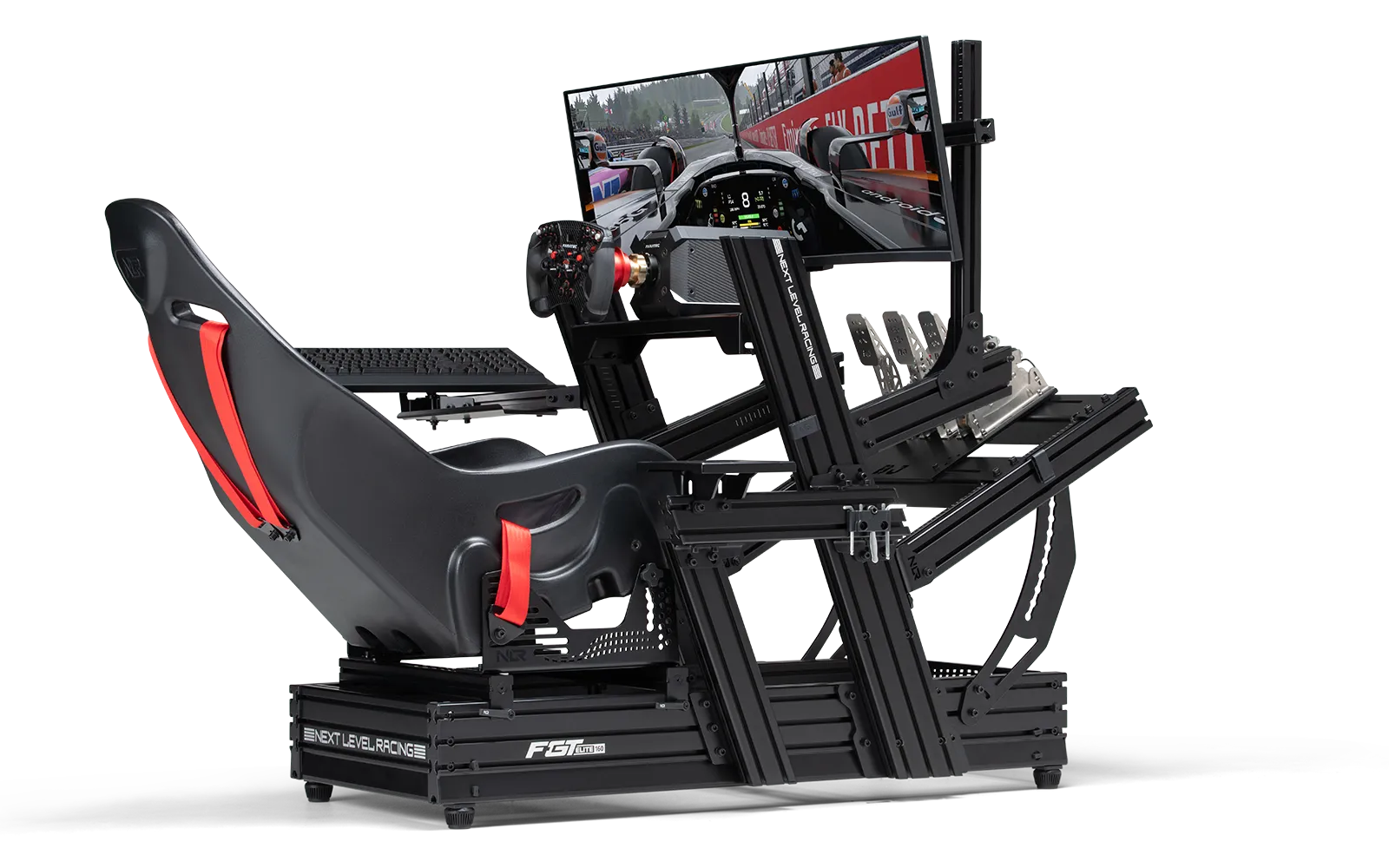 Next Level Racing F-GT Elite 160 Wheel Plate Edition | Black | Aluminium - Image 6