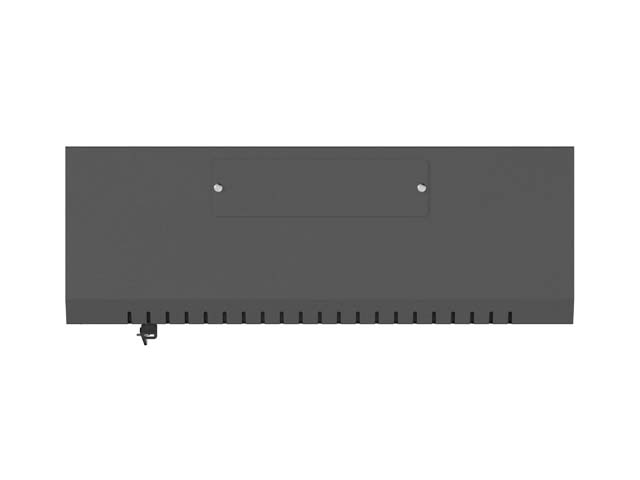 Lanberg TPR 10" Installation Enclosure with Mesh Plate 400X400X140, Black (assembled) - Image 7