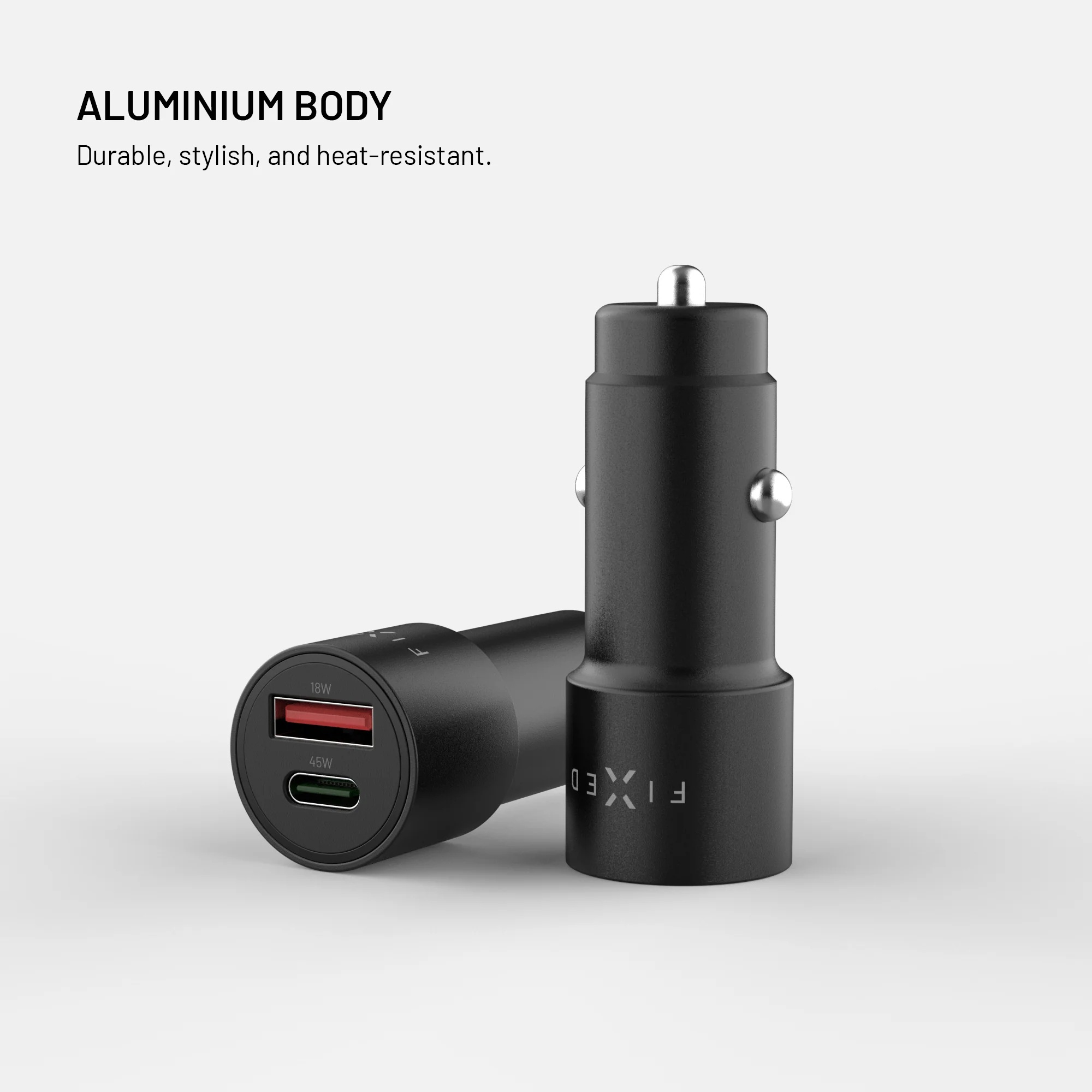 Fixed USB-C/USB-A Car Charger, 63W, PD 3.0 - Image 7