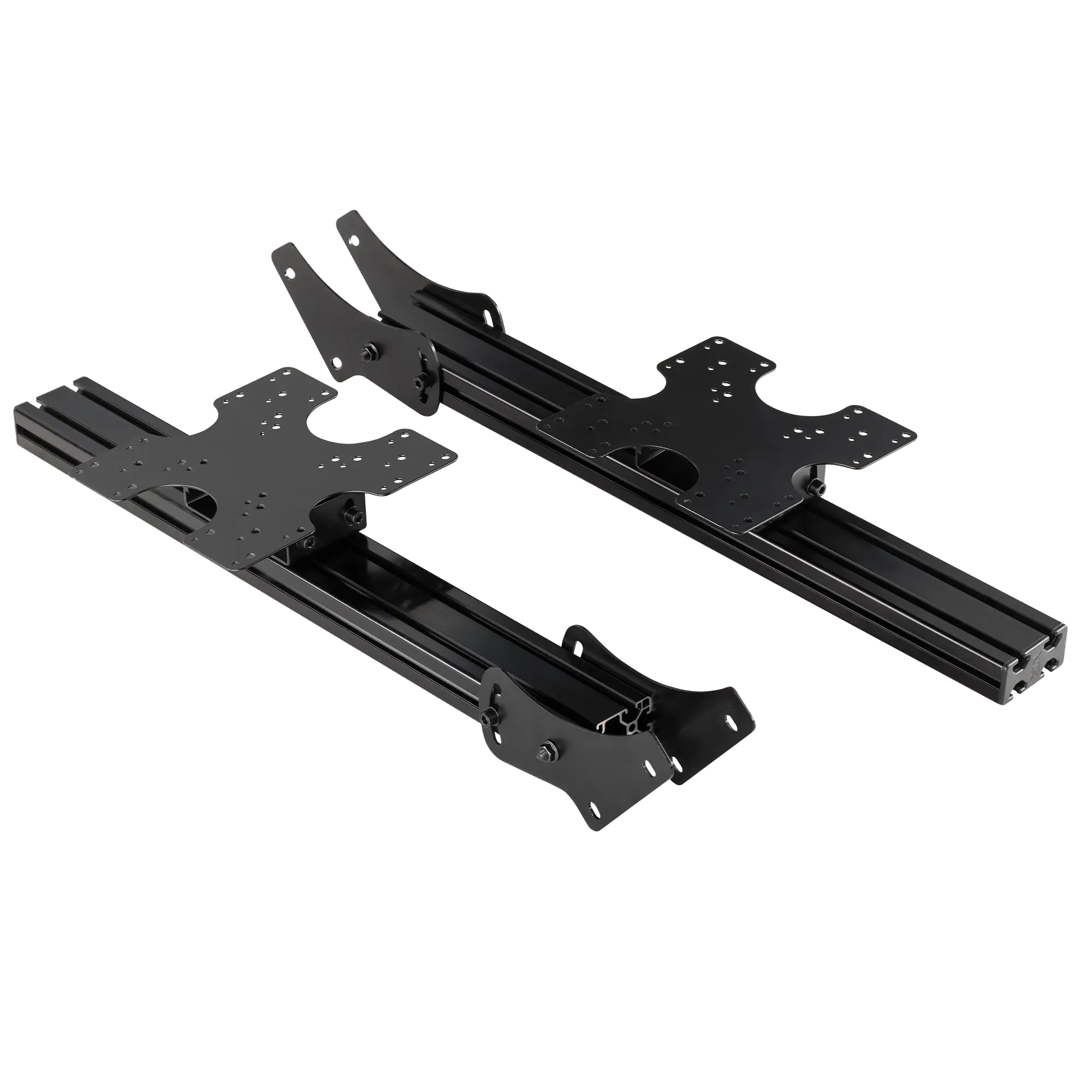 Next Level Racing Floor stand | Tilt | ELITE Free Standing Triple Add-On Monitor Stand | 21-43 " | Black - Image 4