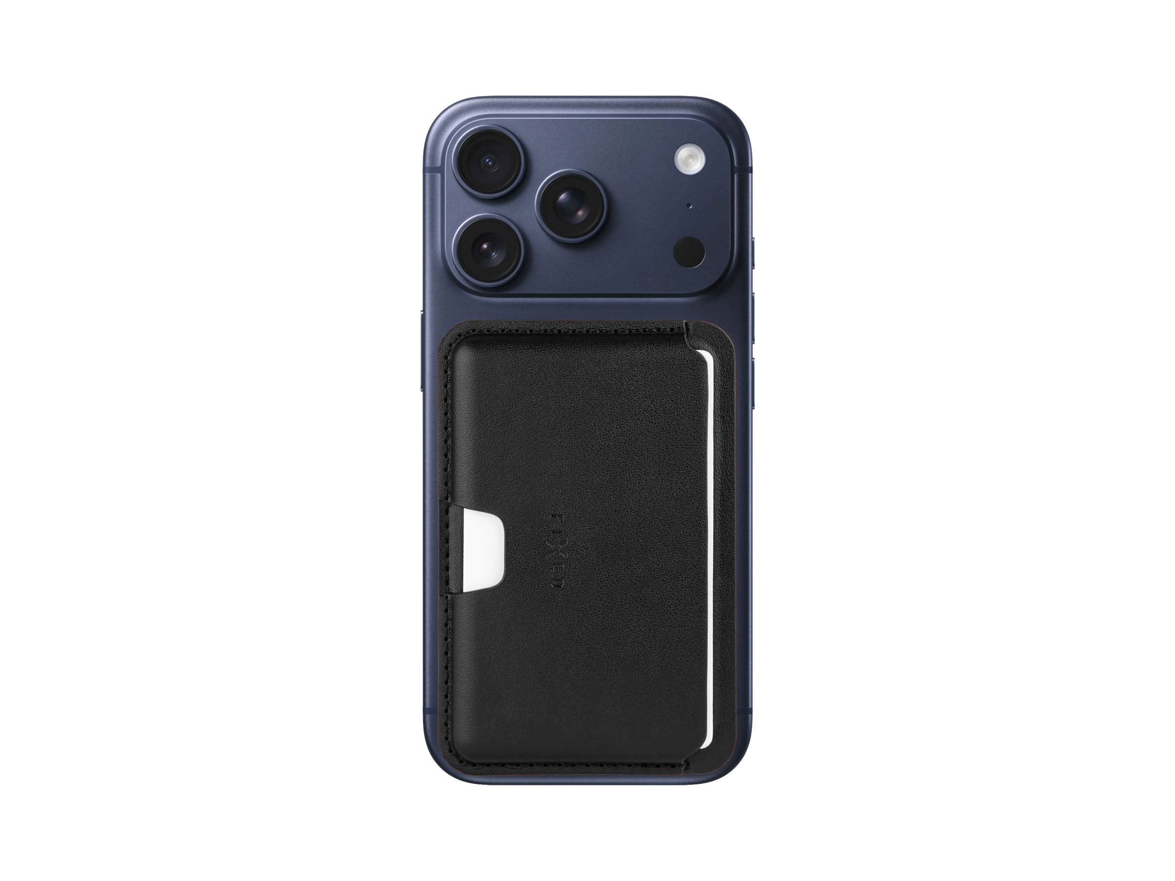 Fixed MagSafe Wallet MagWallet Slim | Wallet | Apple | iPhone 12 and newer | PU leather | Black - Image 2