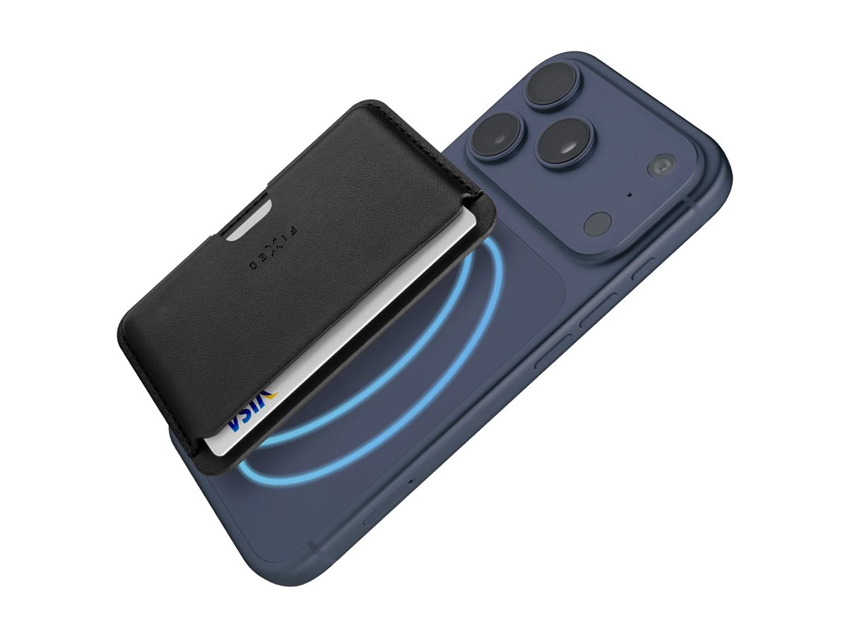 Fixed MagSafe Wallet MagWallet Slim | Wallet | Apple | iPhone 12 and newer | PU leather | Black - Image 3