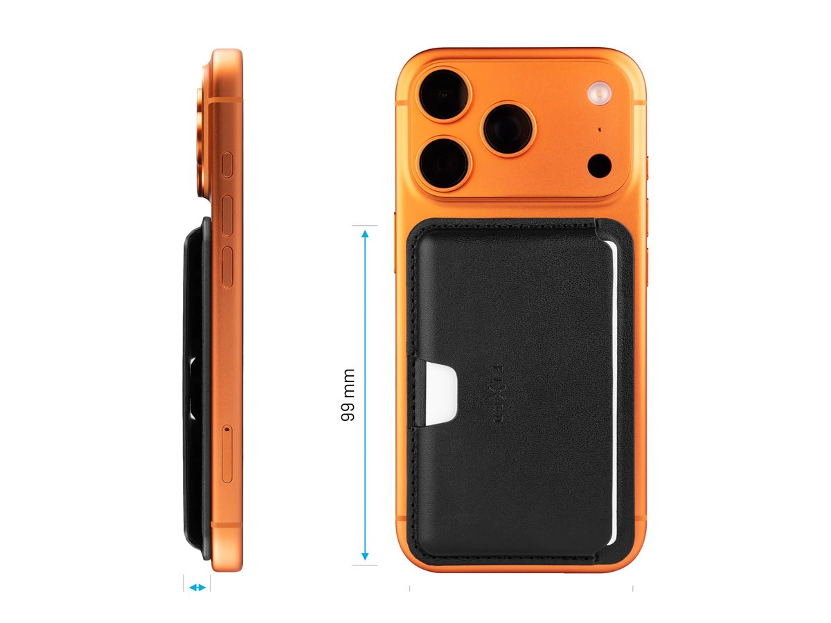 Fixed MagSafe Wallet MagWallet Slim | Wallet | Apple | iPhone 12 and newer | PU leather | Black - Image 4