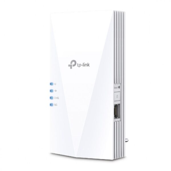 TP-LINK | Wi-Fi Range Extender | RE500X | 802.11ax | 2.4 GHz/5 | 300+1201 Mbit/s | 10/100/1000 Mbit/s | Ethernet LAN (RJ-45) ports 1 | MU-MiMO No | no PoE