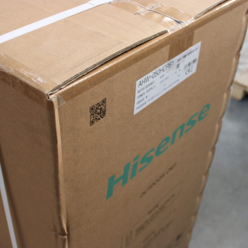 SALE OUT. Hisense Hi-Therma II R290 monobloc 5 kw heat pump outdoor unit | Hisense AHW-050HCPB1 | Hi-Therma II R290 monobloc 5 kw heat pump outdoor unit | 36 month(s) | DAMAGED RADIATOR (DENTED), DEMO - Image 2