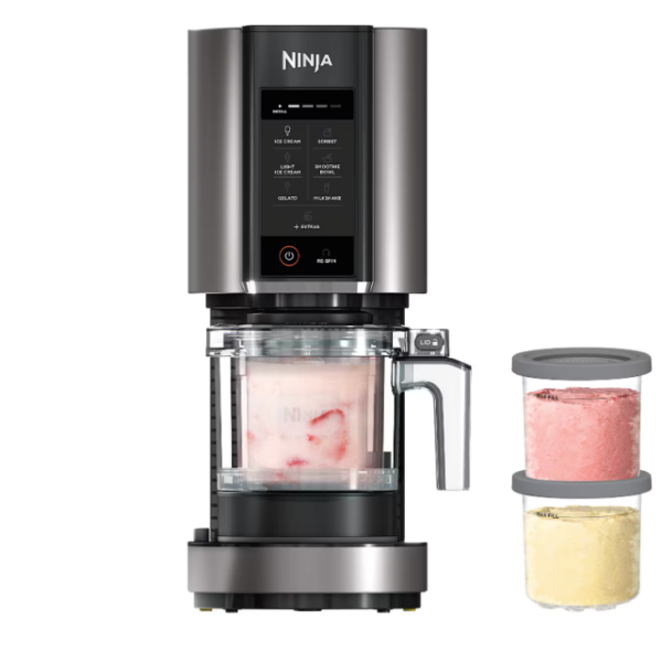 NINJA Ice Cream Maker | NC302EU CREAMi 7-in-1 | Power 800 W | Capacity 0.493 L | Black/Silver