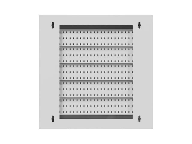 Lanberg TPR 10" Installation Enclosure with Mesh Plate 340X340X140, Grey (assembled) - Image 8
