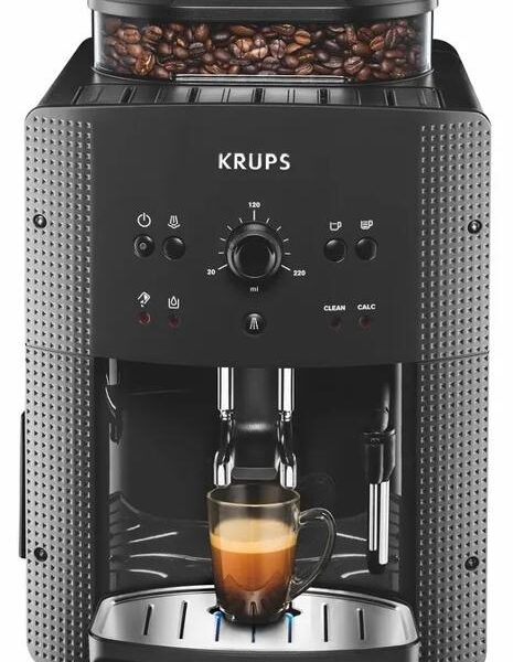 Krups | Coffee maker | EA810B70 | Pump pressure 15 bar | Built-in milk frother | Fully automatic | Black
