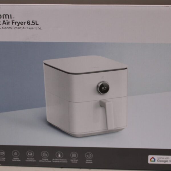 SALE OUT. Xiaomi Smart Air Fryer 6.5L White EU | Xiaomi Smart Air Fryer EU | Power 1800 W | Capacity 6.5 L | White | DAMAGED PACKAGING | 23 month(s)