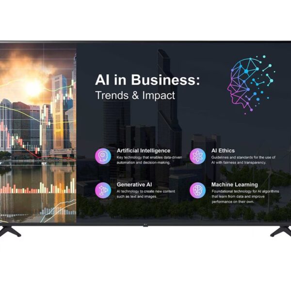LG 75PK640S0LA | Digital signage | 75 " | Landscape | 16/7 | webOS | Wi-Fi | 8 ms | 1000000:1 | 300 cd/m²