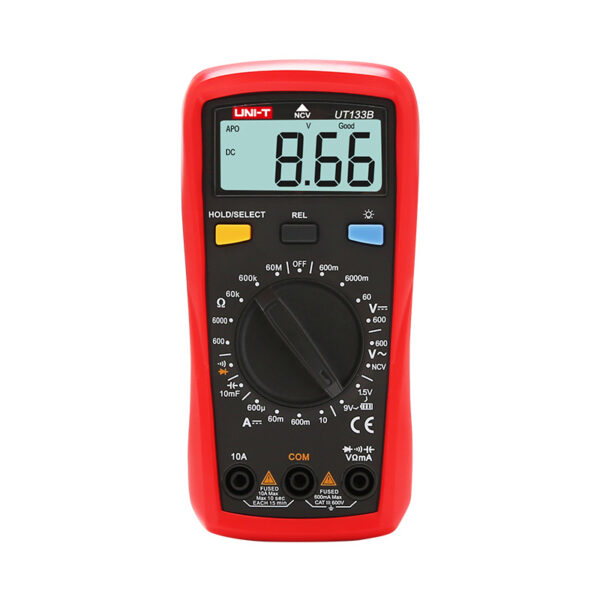 UNI-T UT133B Digital Multimeter, CAT III, Diode Test