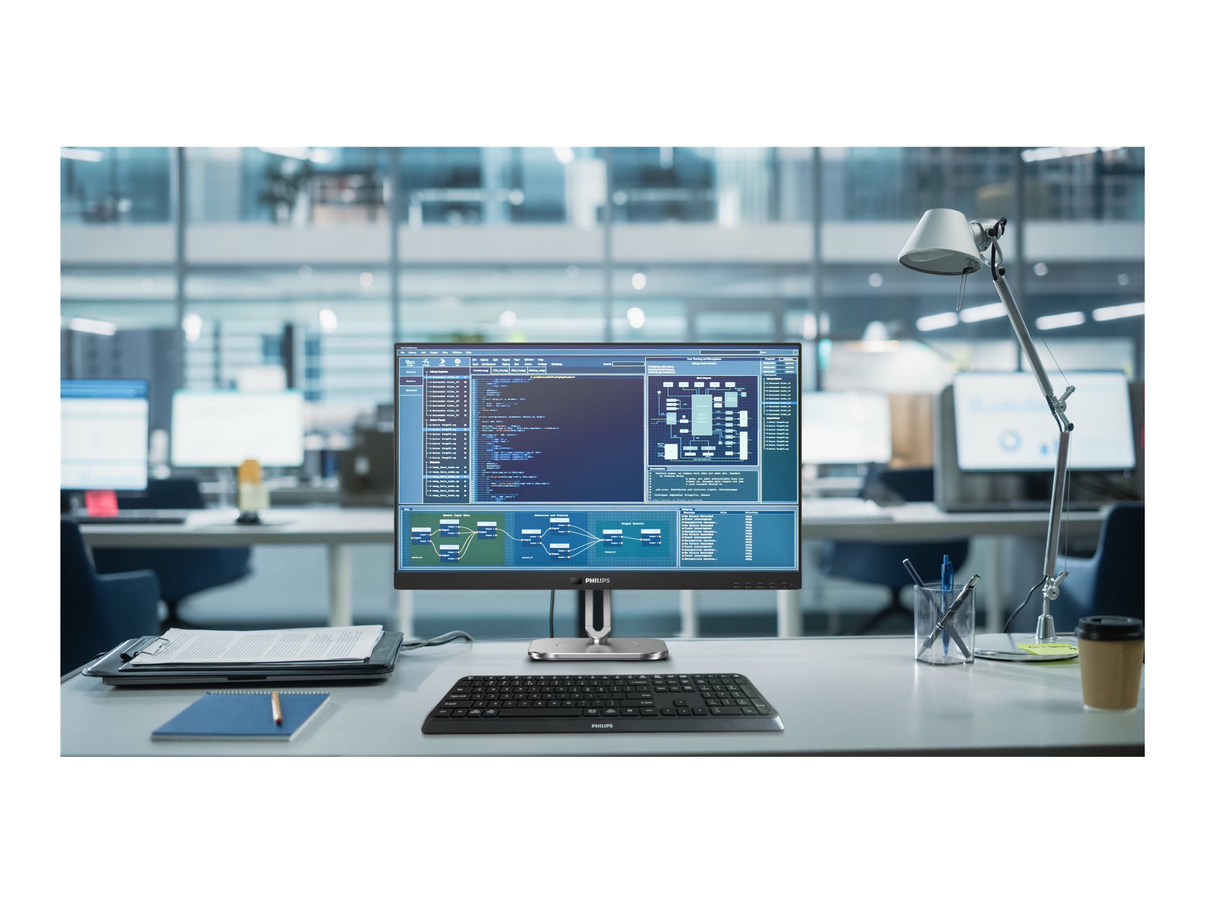 PHILIPS Business Monitor 27B2N4500/00 IPS 27" IPS 2560x1440/16:9/4ms/350cd/m2/HDMI DisplayPort USB Audio Out | Philips - Image 11