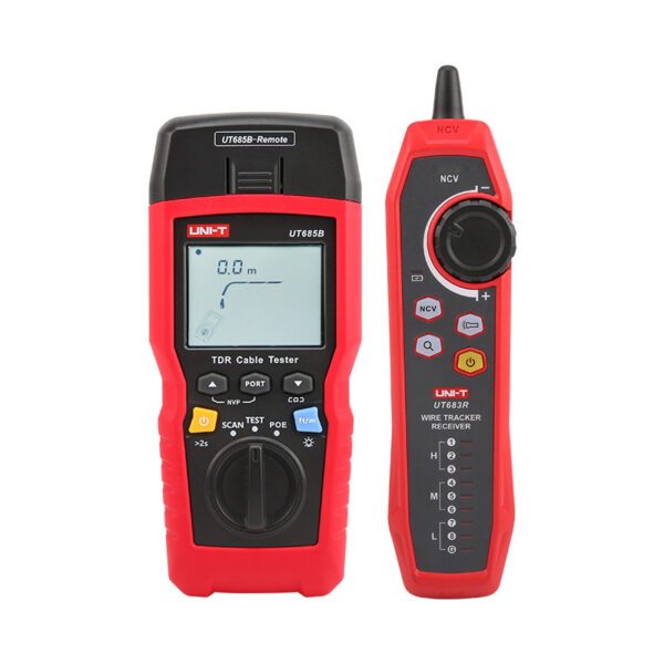 UNI-T UT685B KIT Universal Network Cable Tester, RJ45, RJ11 and Coaxial, 500 m, PoE 802.3af/at/bt, Ethernet Port Test | UNI-T