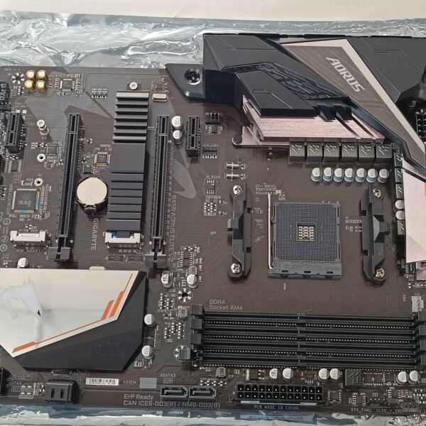 SALE OUT. Gigabyte B450 AORUS ELITE V2 1.0 | Processor family AMD | Processor socket AM4 | DDR4 DIMM | Memory slots 4 | Number of SATA connectors 6 x SATA 6Gb/s connectors | Chipset AMD B | ATX | USED, REFURBISHED, WITHOUT ORIGINAL PACKAGING AND ACCESSORIES, ONLY BACK PANEL INCLUDED