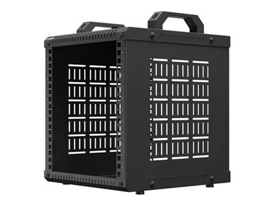 Lanberg Open Rack 10" 6U 280X300 (Flat Pack), Black | Lanberg