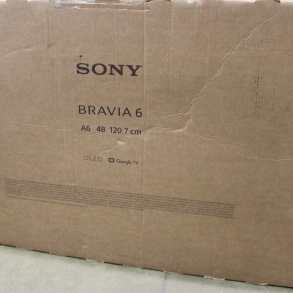 SALE OUT. Sony K48A65PB Bravia 6 48" (121cm) 4K Ultra HD Google OLED TV | SALE OUT. | Sony 4K OLED TV | K48A65PB Bravia 6 | 48 | Smart TV | Google TV | UHD | Black | DAMAGED PACKAGING