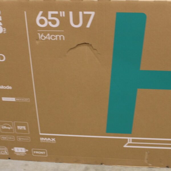 SALE OUT. Hisense 65U7SE 65" (164 cm) UHD MiniLED Smart TV | SALE OUT. | Hisense ULED MiniLED TV | 65U7SE | 65" | Smart TV | VIDAA OS | UHD | Black | DAMAGED PACKAGING