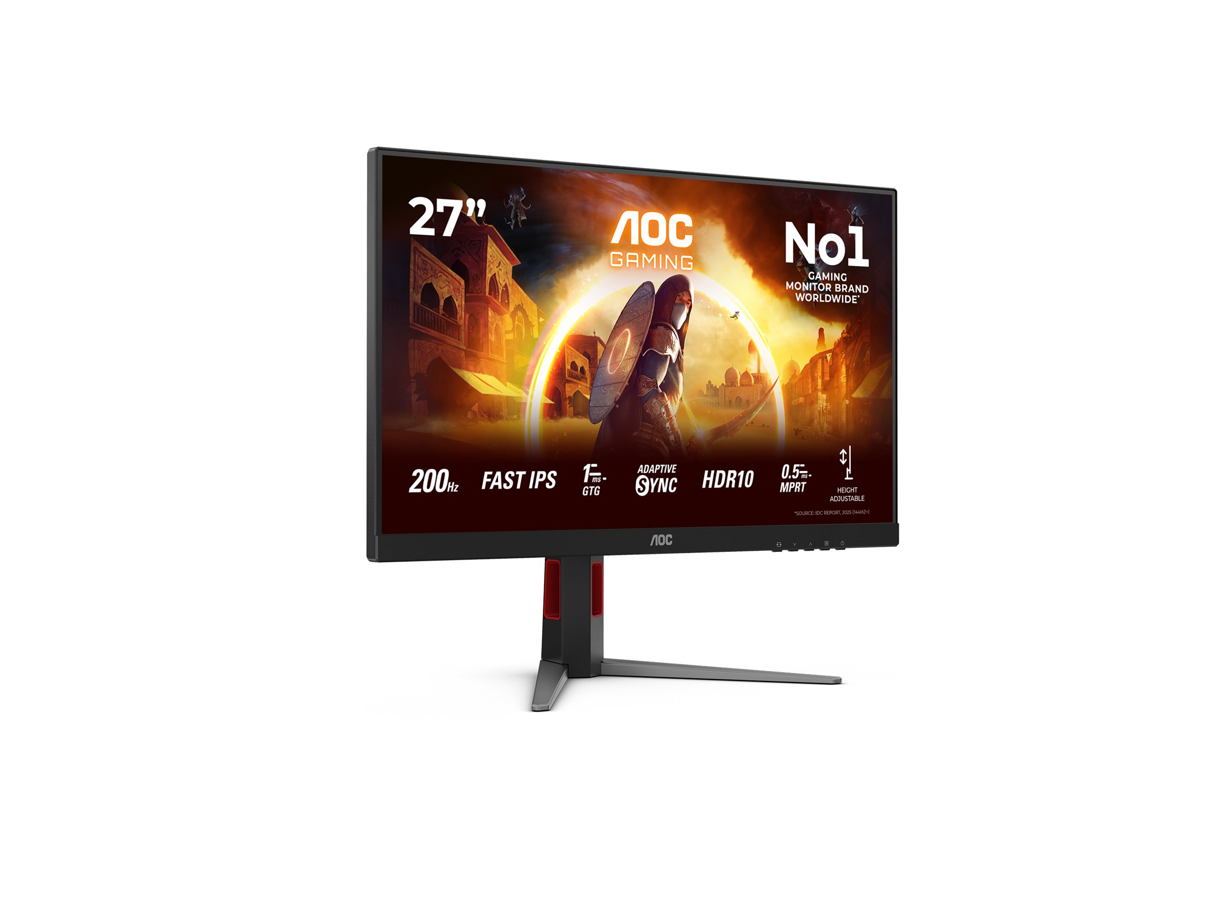 AOC | 27G4HA | 27 " | Fast IPS | FHD | 16:9 | 200 Hz | 0.5 ms | 1920 x 1080 pixels | 300 cd/m² | HDMI ports quantity 2 | Black - Image 32