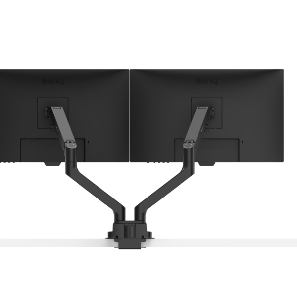 Benq Desk Mount | Ergo Dual Monitor Arm BDH01 | Rotate, Tilt | 35 " | Maximum weight (capacity) 20 kg | Black