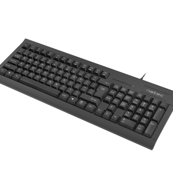 Natec | Moray | Keyboard with Smart ID card reader | Wired | US | Black