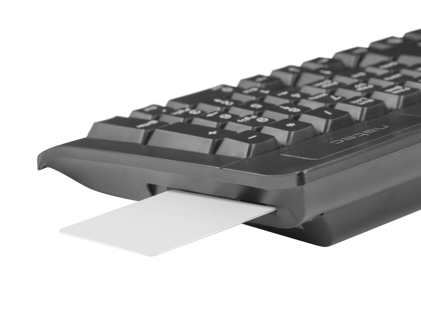 Natec | Moray | Keyboard with Smart ID card reader | Wired | US | Black - Image 7