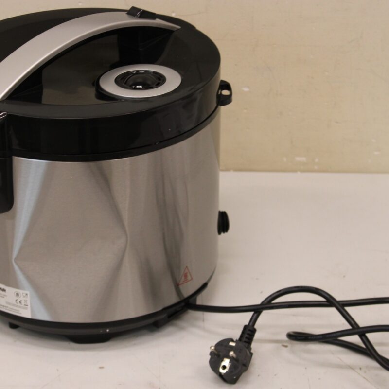 SALE OUT. Tristar RK-6138 Rice and Steam cooker with Keep warm function, Digital control, 2.2 L, Stainless Steel | SALE OUT. | Tristar Digital Rice and Steam Cooker | RK-6138 | 900 W | 2.2 L | Number of programs 7 | Grey | DAMAGED PACKAGING, MISSING PLASTIC BAG, SCRATCHED, DENTED SIDE