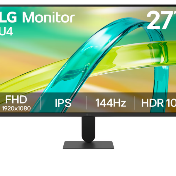 LG | 27U411B-B | 27 " | IPS | FHD | 16:9 | 144 Hz | 1 ms | 1920 x 1080 pixels | 250 cd/m² | HDMI ports quantity 1