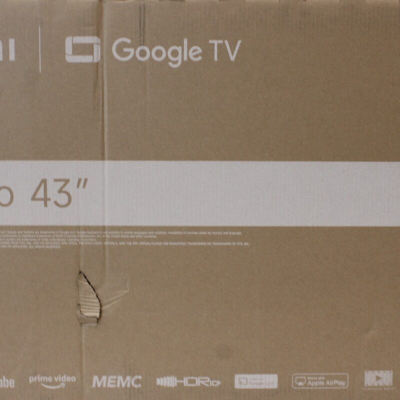 SALE OUT. Xiaomi QLED TV A Pro 2026 43" | SALE OUT. | Xiaomi QLED TV A Pro 2026 | 43 | Smart TV | Google TV | UHD | Dark Gray | DAMAGED PACKAGING