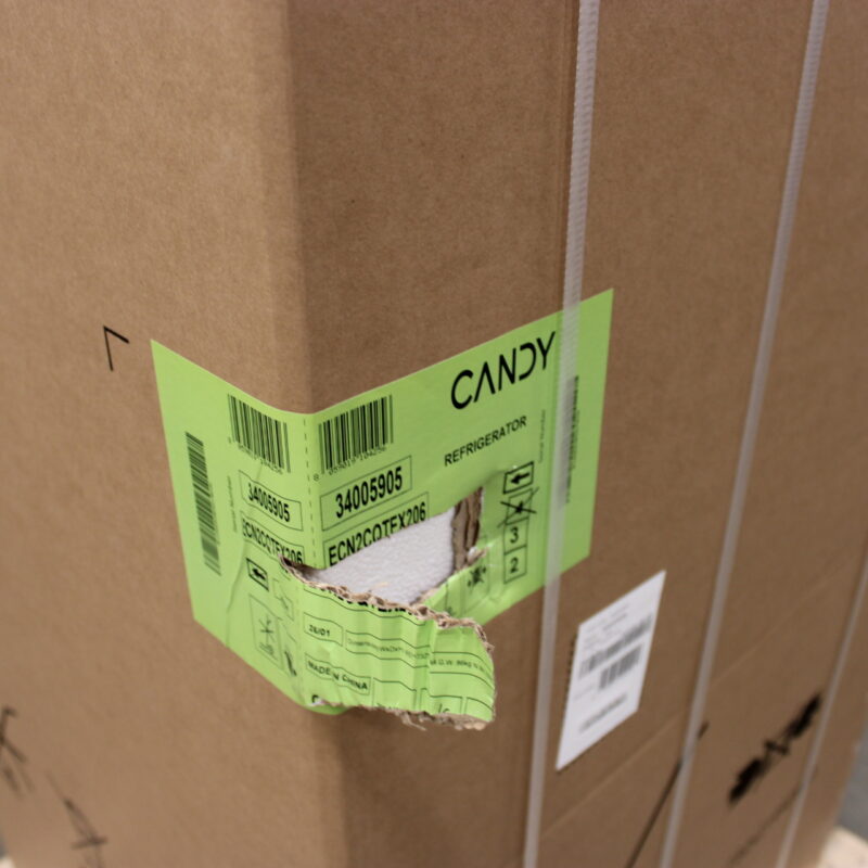 SALE OUT. Candy ECN2CQTEX206 Refrigerator, E, Freestanding, Combi, Height 205cm, Fridge net 289 L, Freezer net 120 L, Stainless steel | SALE OUT. | Candy Refrigerator | ECN2CQTEX206 | Energy efficiency class E | Free standing | Combi | Height 205 cm | No Frost system | Fridge net capacity 289 L | Freezer net capacity 120 L | 38 dB | Stainless Steel | DAMAGED PACKAGING - Image 5