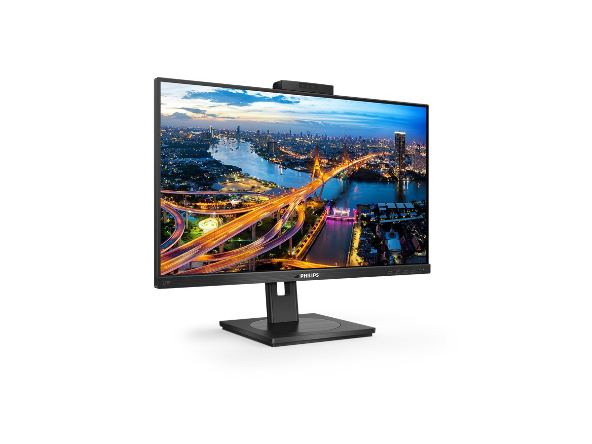 Philips | LCD Monitor with Windows Hello Webcam | 242B1H/00 | 23.8 " | IPS | FHD | 16:9 | 75 Hz | 4 ms | 1920 x 1080 pixels | 250 cd/m² | HDMI ports quantity 1 | Black - Image 6